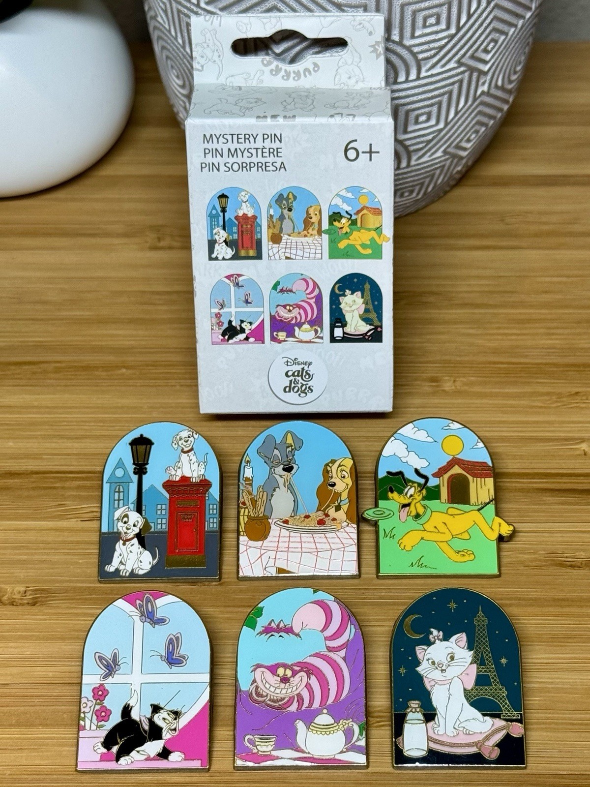 Loungefly Disney Cats & Dogs Scenes Blind Box Enamel Pin - You Choose