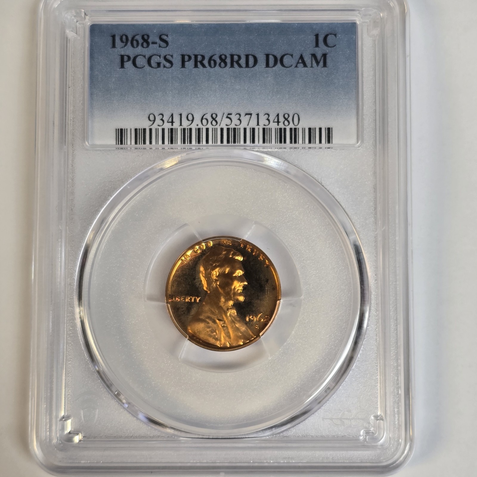 1968-S 1C PCGS PR68RD CAM - Lincoln Cent (Modern) 1968-S 1C PCGS PR68RD CAM - Lincoln Cent (Modern)