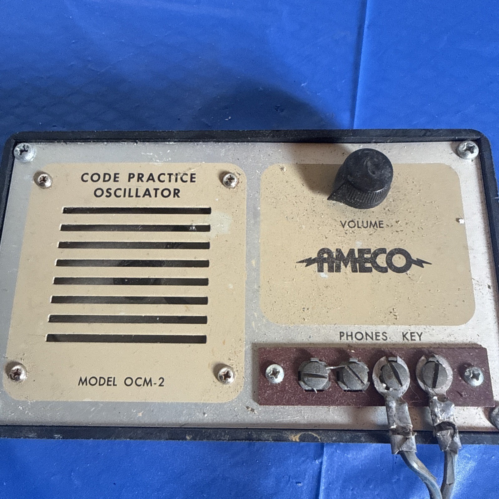 Ameco Model OCM-2 Code Practice Oscillator Ham Radio CW Telegraph Trainer VTG Ameco Model OCM-2 Code Practice Oscillator Ham Radio CW Telegraph Trainer VTG