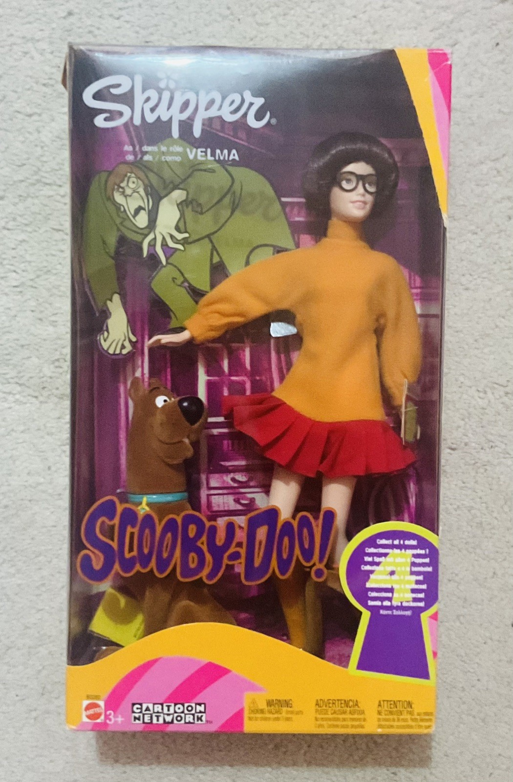 Vintage Mattel Barbie Skipper As Velma Scooby-Doo Doll Vintage Mattel Barbie Skipper As Velma Scooby-Doo Doll