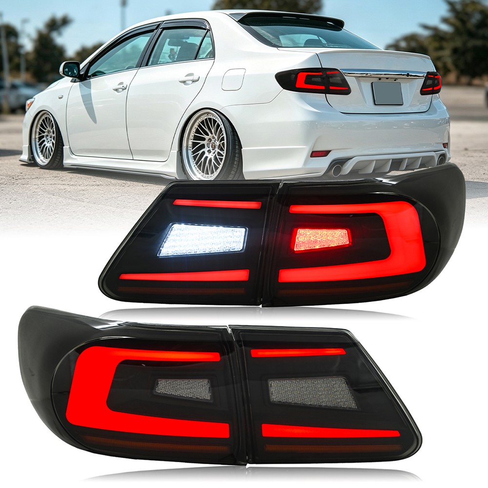 LED Tail Lights For Toyota Corolla 2011 2012 2013 Rear Lamps Turn Signal Pair LED Tail Lights For Toyota Corolla 2011 2012 2013 Rear Lamps Turn Signal Pair