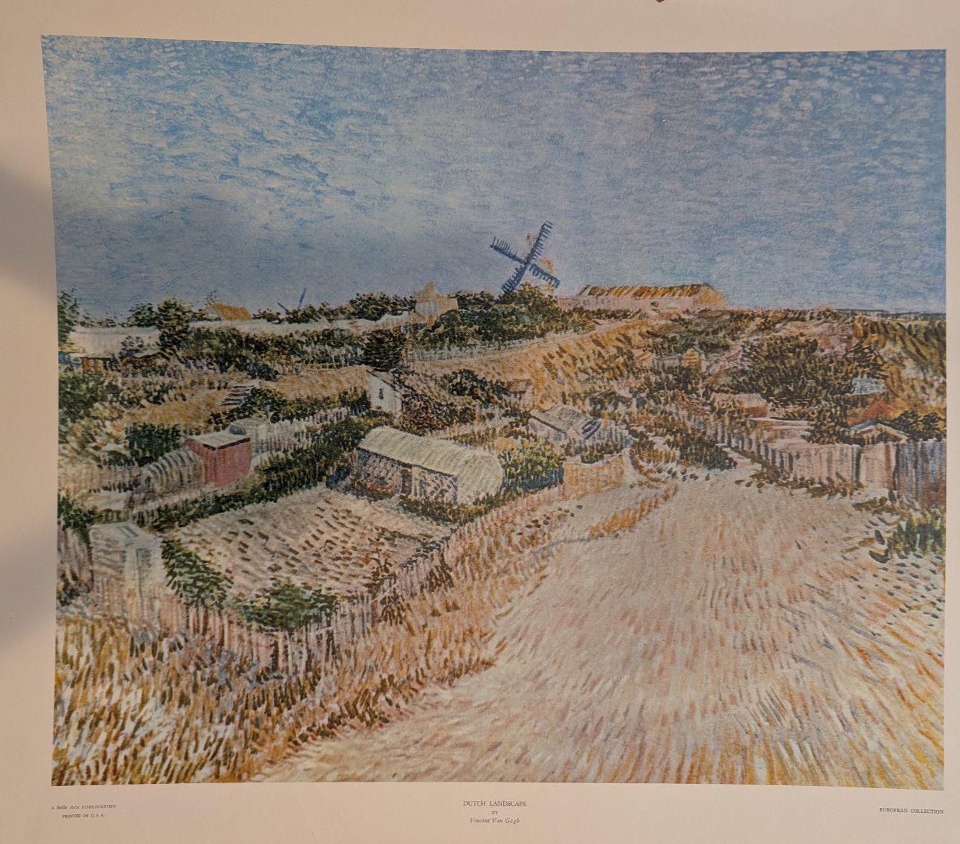 Very nice large lithograph of Van Gogh\'s \ Very nice large lithograph of Van Gogh\'s \