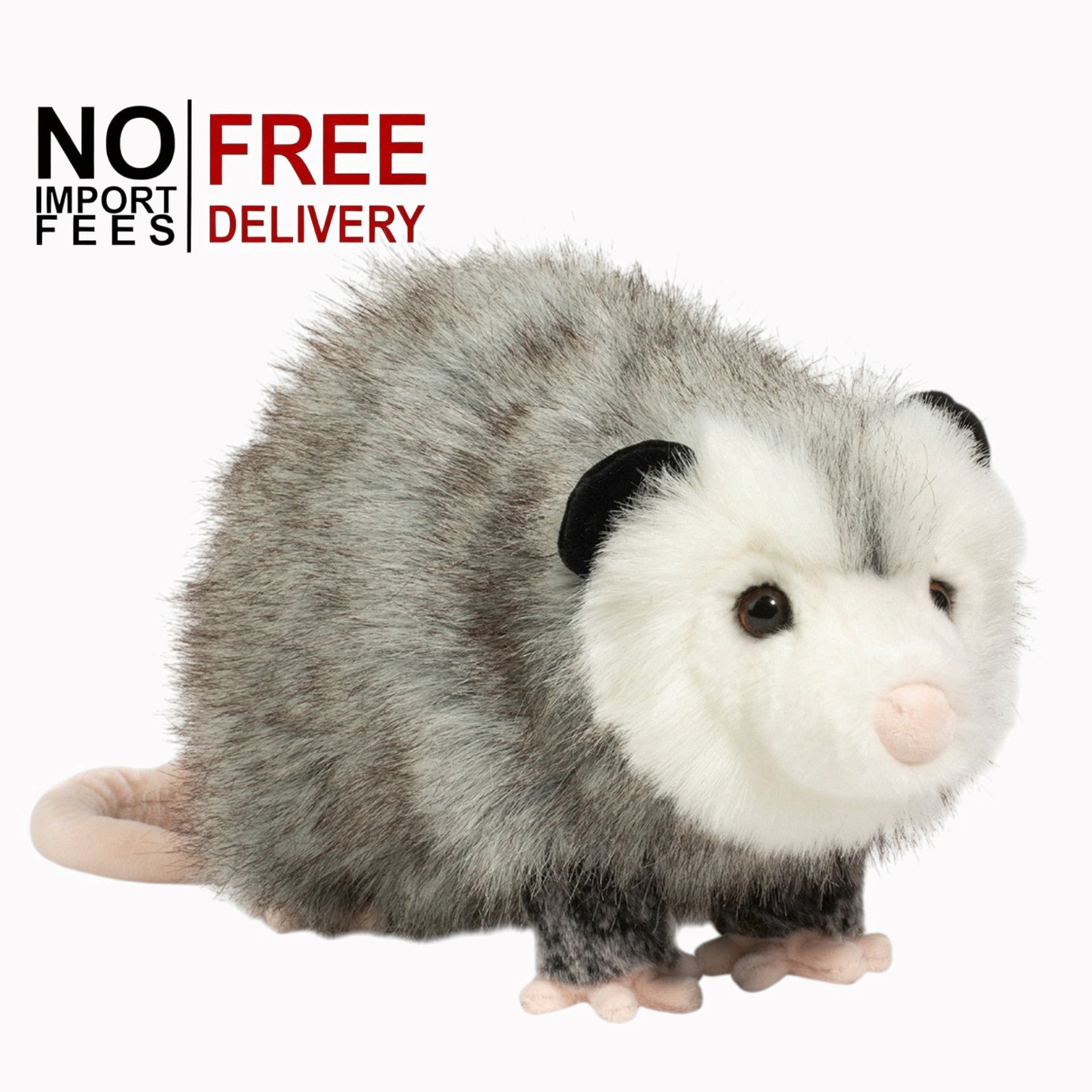 Dσuglas Ozzy DLux Opossum Stuffed Animal Plush Possum 13\