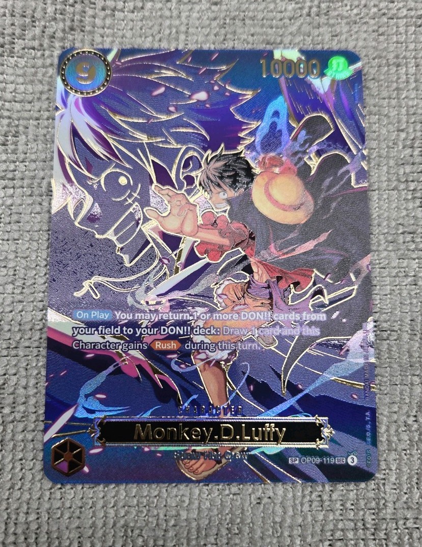 One Piece TCG Monkey D Luffy SP OP09-119 Carrying on His Will