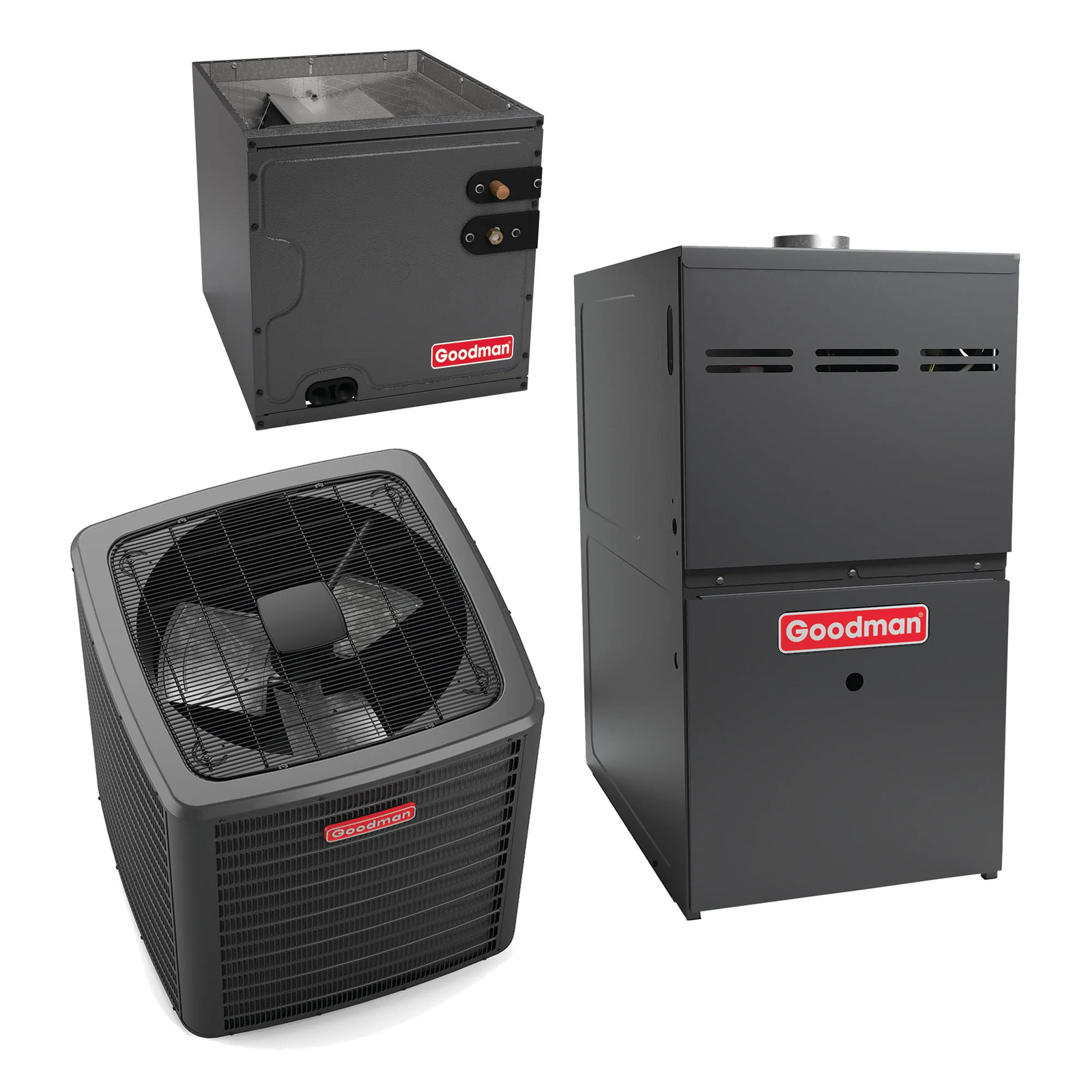 Goodman 2.5 Ton 14.5 SEER2 R-32 AC Gas System GLXS3BN3010