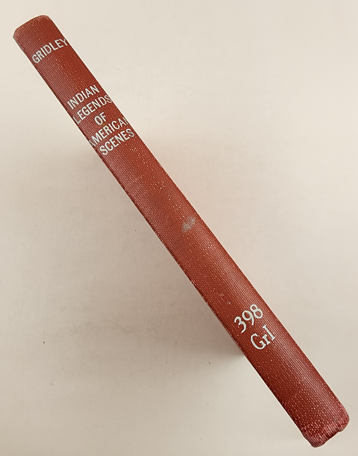 VTG Indian Legends of American Scenes Hardcover Marion E. Gridley 1939 Ex-Lib