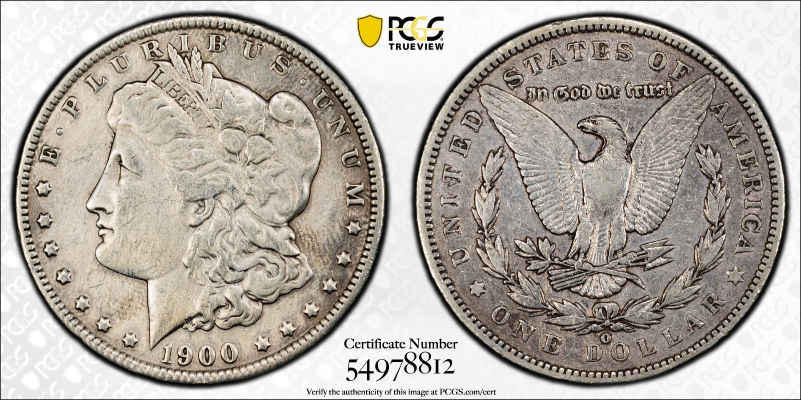 1900-O/CC $1 VAM 8 TOP 100 PCGS DETAILS CLEANED VF