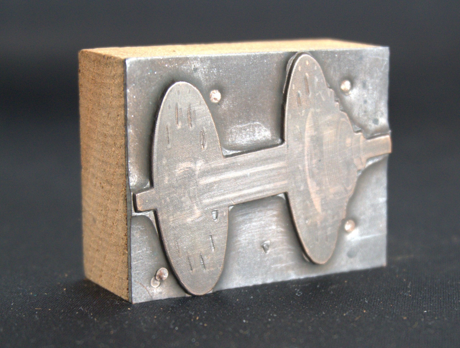Antique Copper Printing Block American Type Founders Co. (PB19) Antique Copper Printing Block American Type Founders Co. (PB19)
