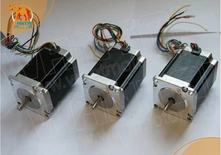 BIG SALE 3PCS Nema23 stepper motor23HS8430 3A 1.9Nm 270z-in 76mm CNC Kit WANTAI BIG SALE 3PCS Nema23 stepper motor23HS8430 3A 1.9Nm 270z-in 76mm CNC Kit WANTAI