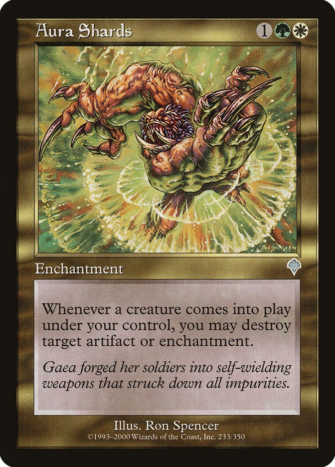 MTG Magic the Gathering Aura Shards (233/356) Invasion HP MTG Magic the Gathering Aura Shards (233/356) Invasion HP