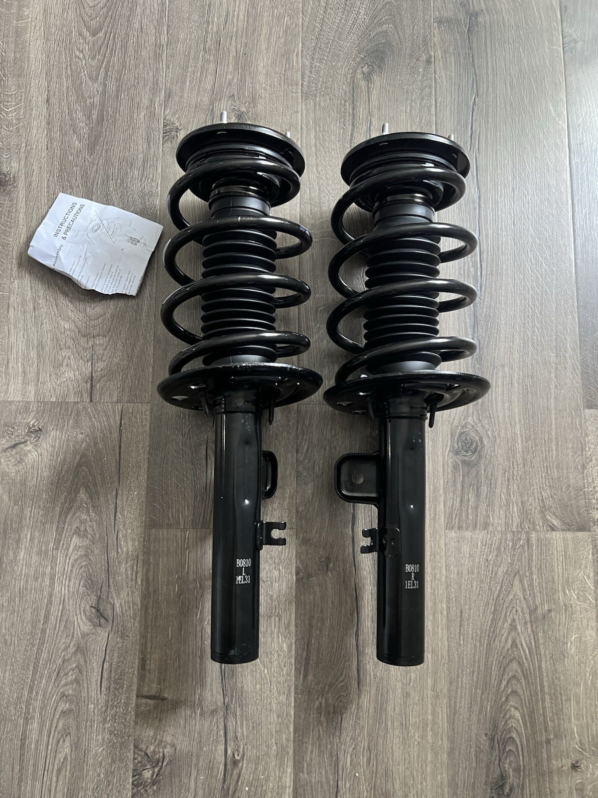 2PC Front Quick Struts Coil Spring Assembly Ford Taurus 2010-2012