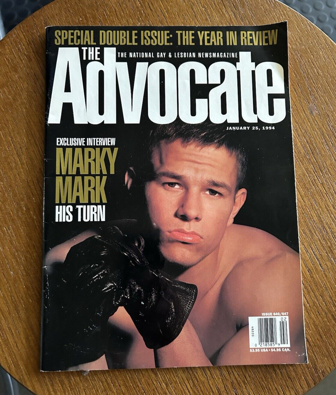 VTG Rare Marky Mark His Turn January 1994 Advocate Gay Interest Magazine VTG Rare Marky Mark His Turn January 1994 Advocate Gay Interest Magazine