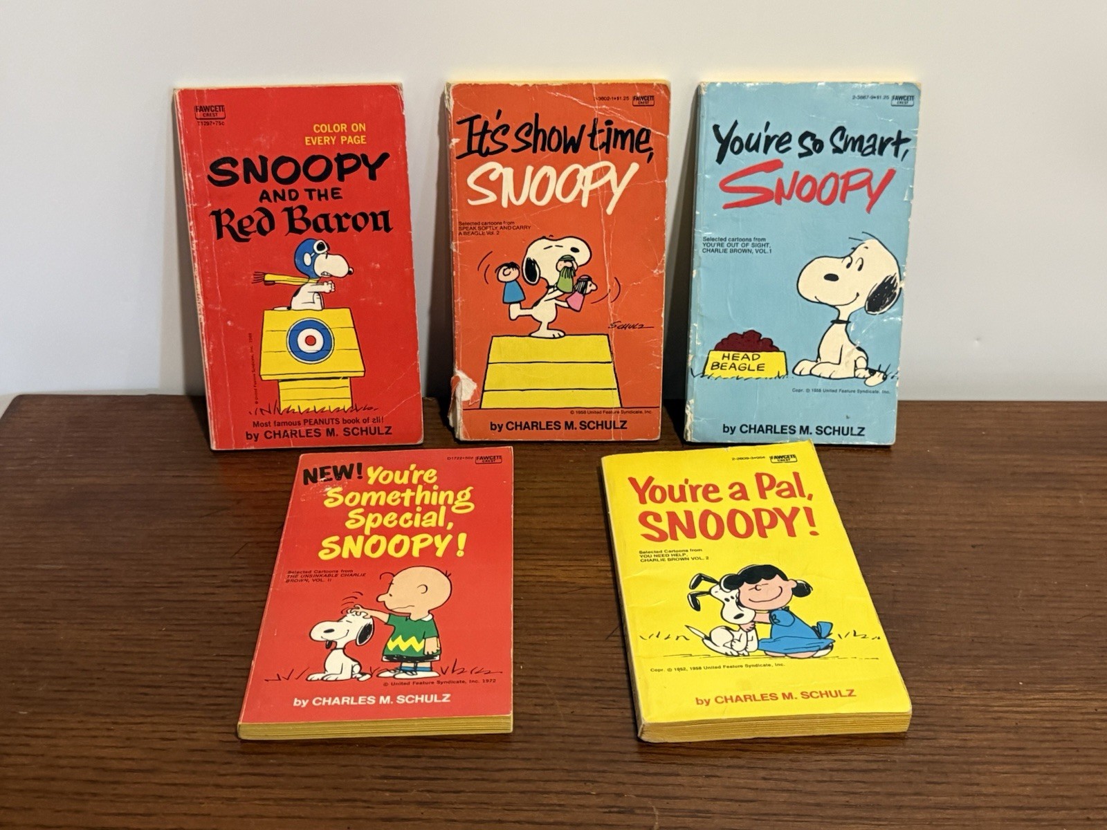Vintage Peanuts Charles M. Schulz Paperback Book Lot Snoopy Books Vintage Peanuts Charles M. Schulz Paperback Book Lot Snoopy Books