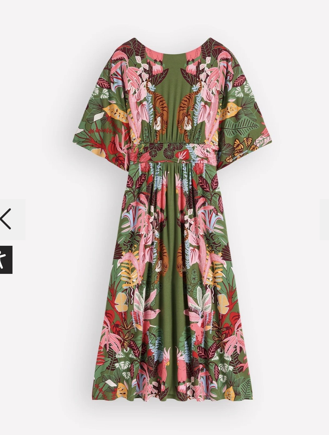 Boden Women Imelda Kimono Jersey Dress Size 8R Boden Women Imelda Kimono Jersey Dress Size 8R
