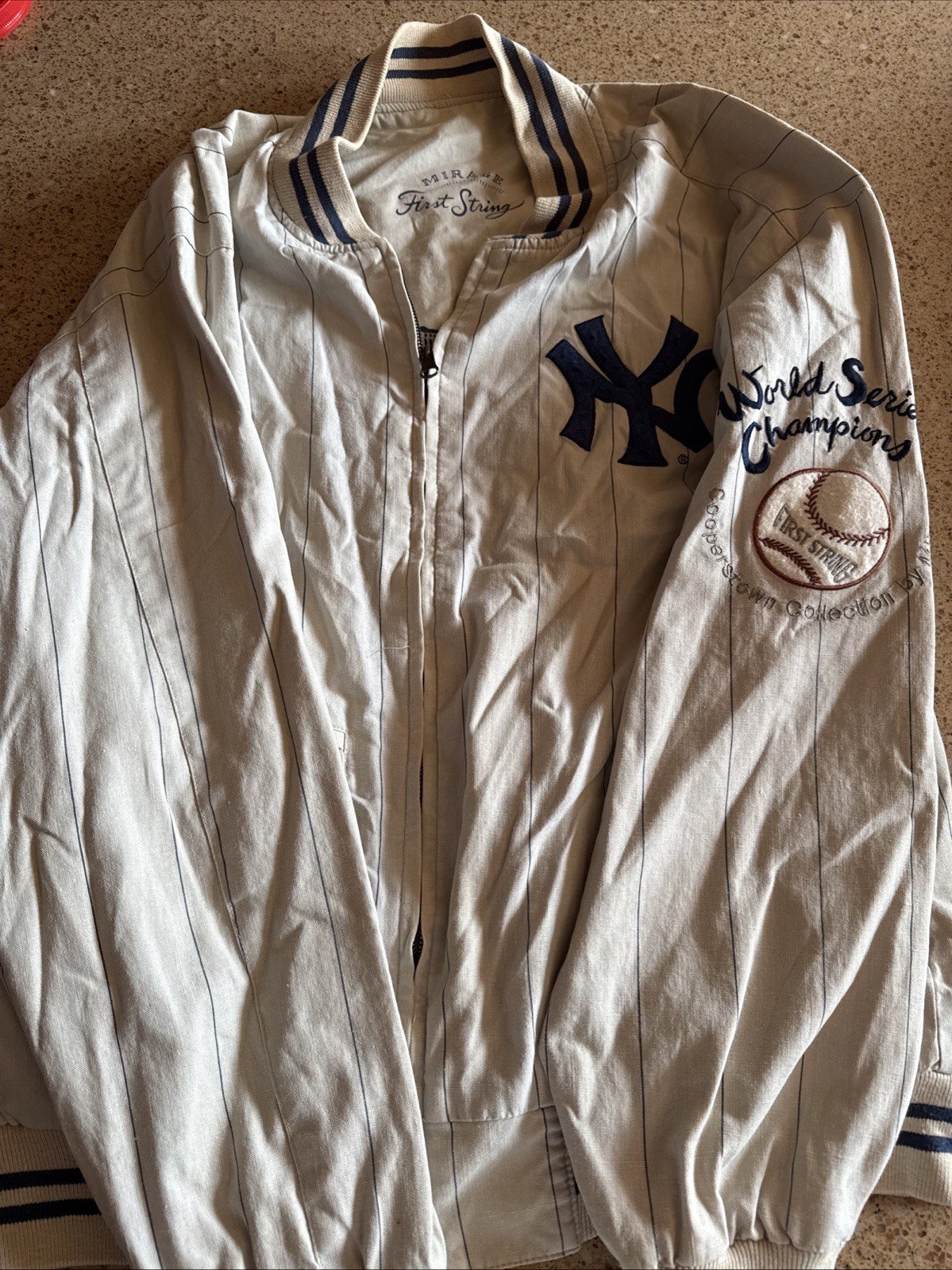 Vtg Mirage 1990s Yankees 1961 Jacket Mens M Cooperstown Collection Reversible Vtg Mirage 1990s Yankees 1961 Jacket Mens M Cooperstown Collection Reversible