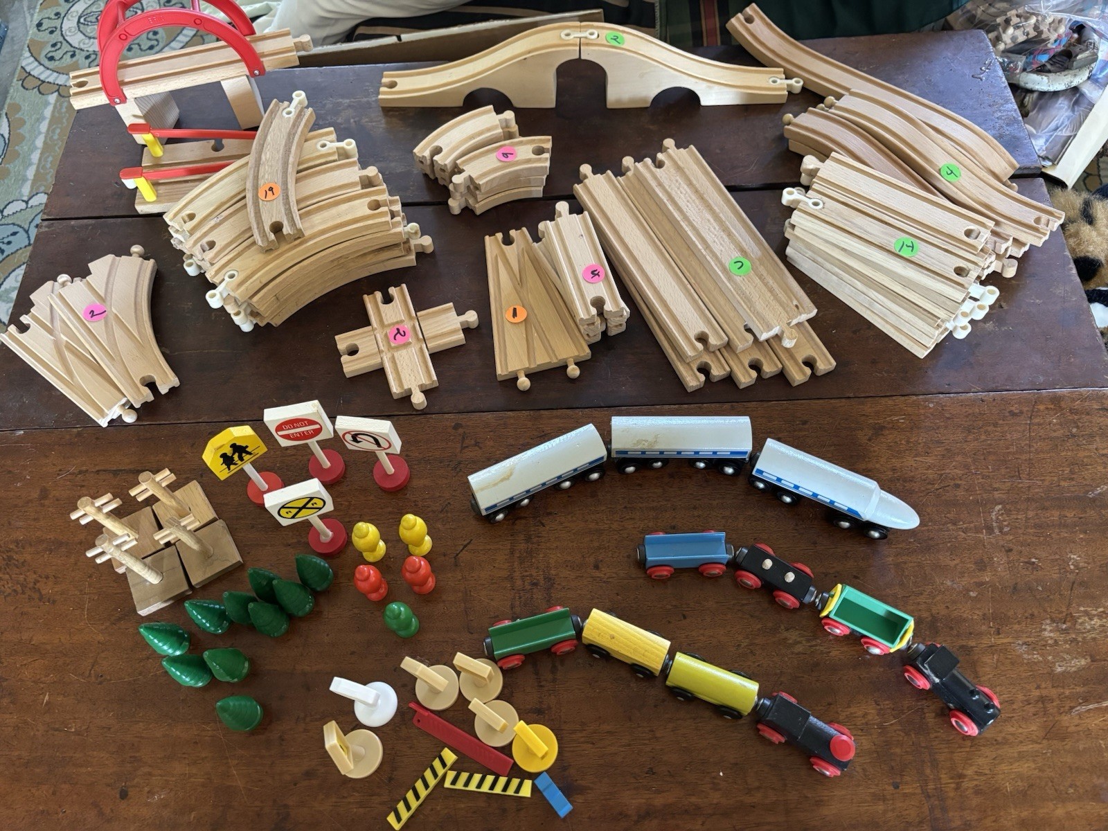 Vintage BRIO, Thomas and Friends Wooden Train & Track Set - 110 pieces Vintage BRIO, Thomas and Friends Wooden Train & Track Set - 110 pieces