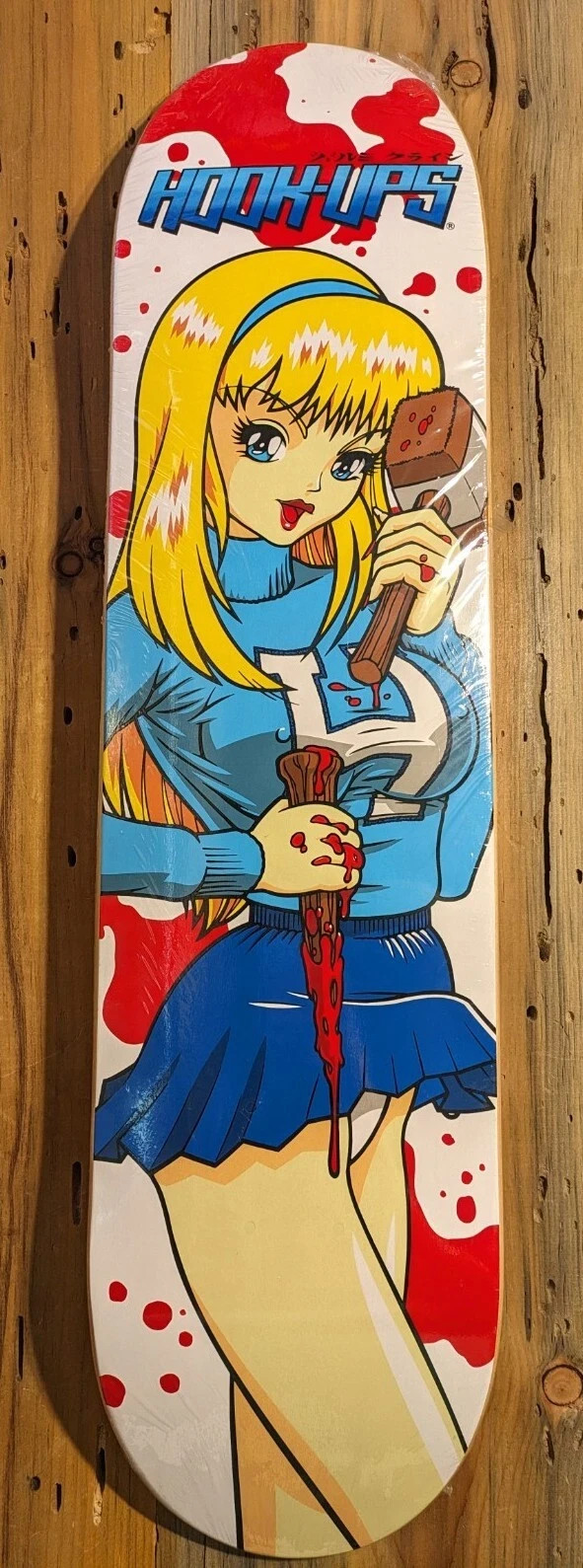 Hook-Ups Brittney Vampire Killer Slayer Skateboard Deck Jeremy Klein 2007 Hook-Ups Brittney Vampire Killer Slayer Skateboard Deck Jeremy Klein 2007