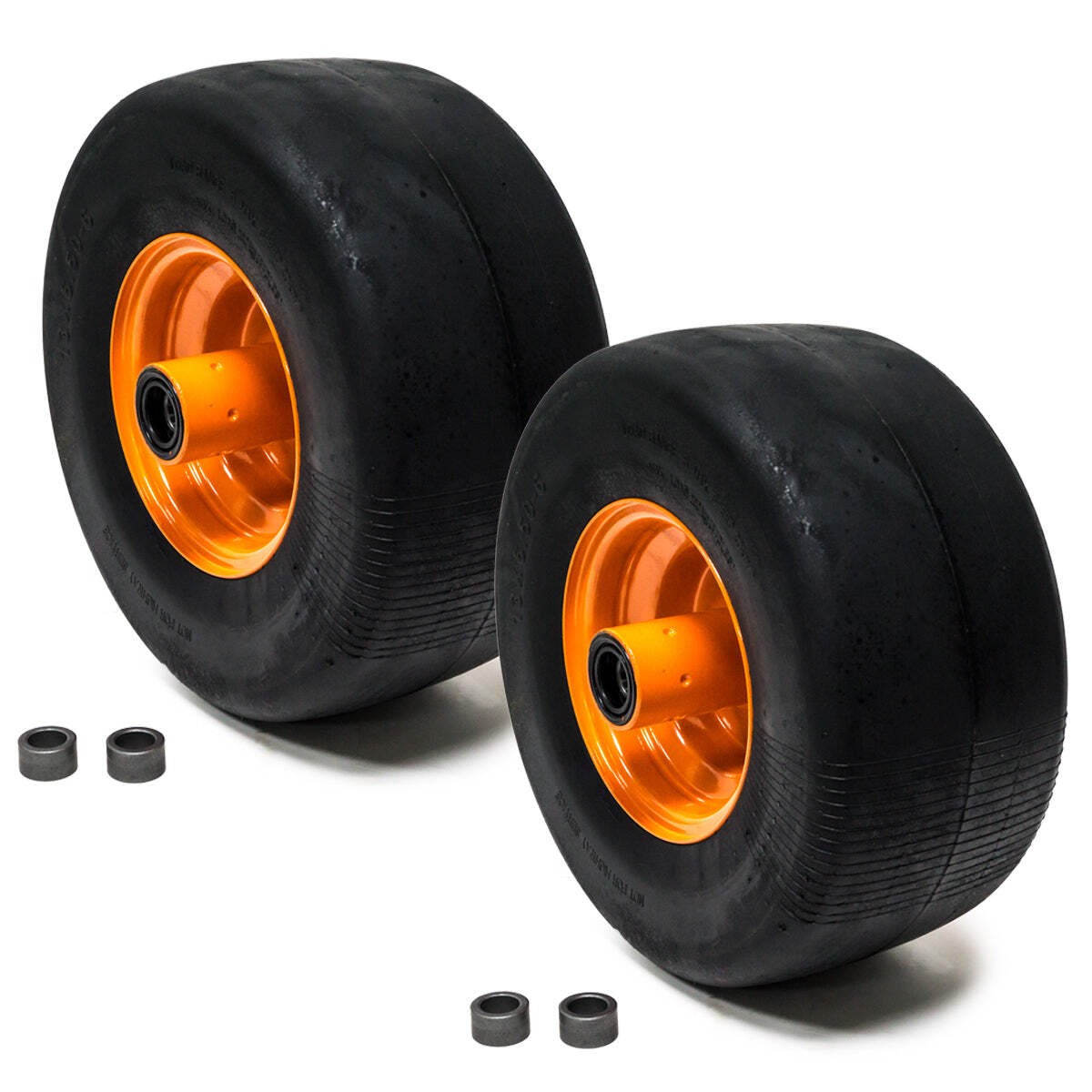 (2) 13X6.50-6 Wheel Flat Free Tire For Scag 482504 483050 9278 Turf Tigers