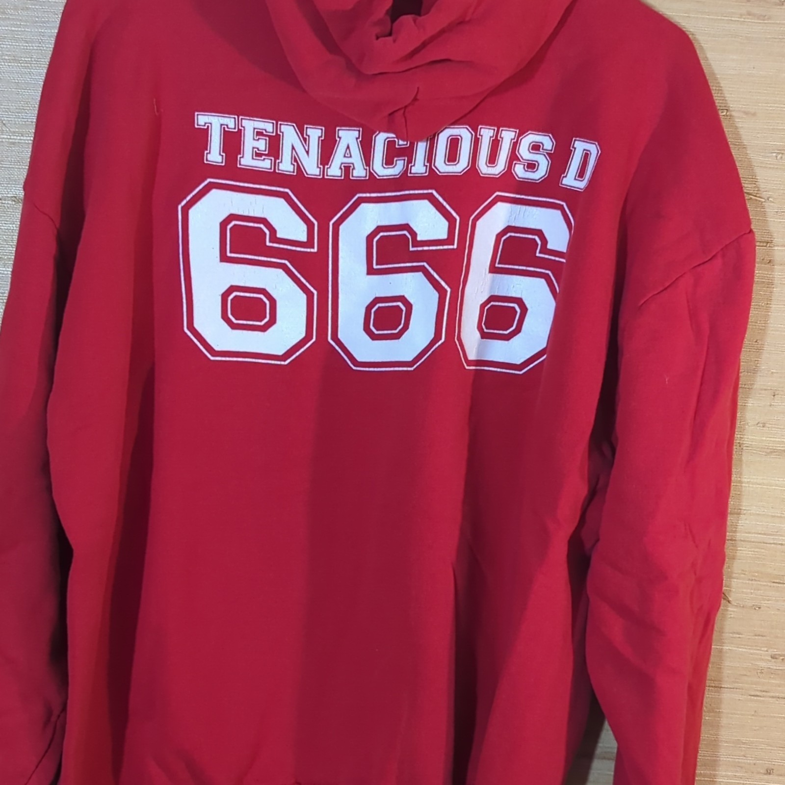 Vintage 2001 Tenacious D Cleveland Steamers 666 Tour Hoodie Red XL Jerzees Y2K Vintage 2001 Tenacious D Cleveland Steamers 666 Tour Hoodie Red XL Jerzees Y2K