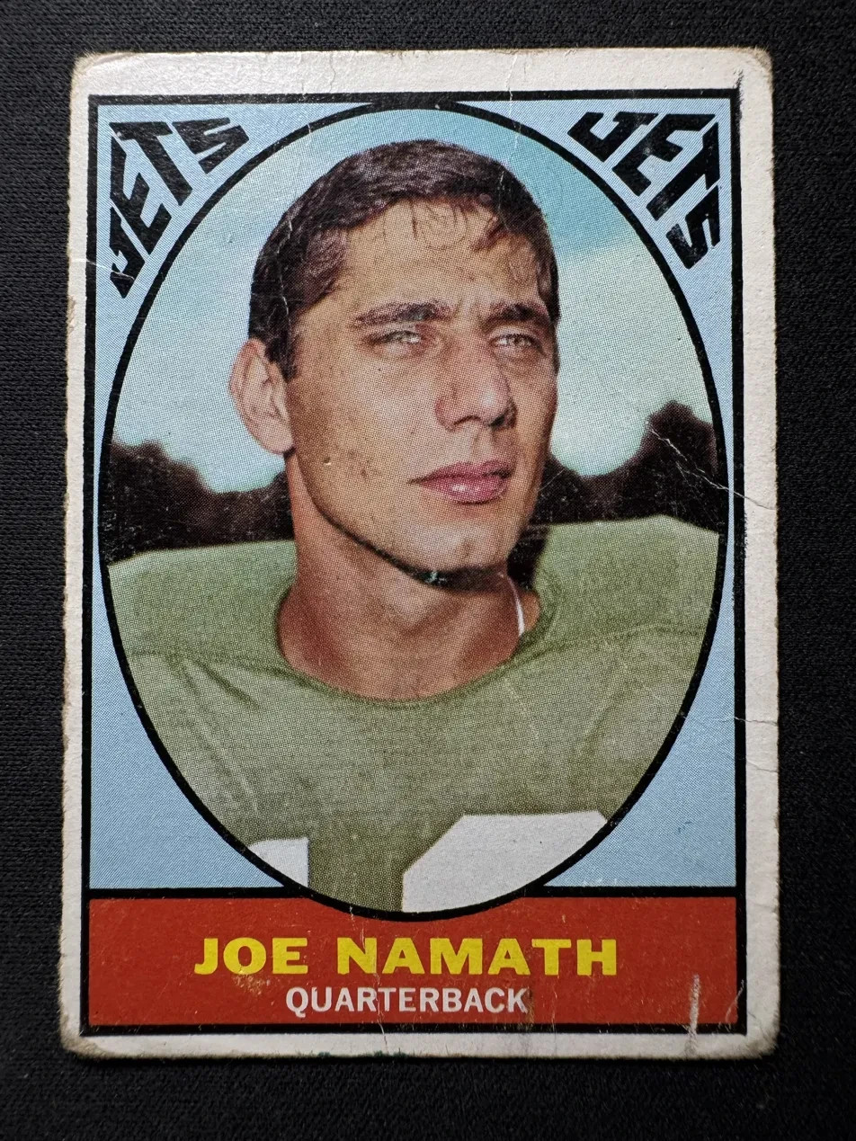 1967 Topps #98 Joe Namath (lower grade) New York Jets HOF Vintage