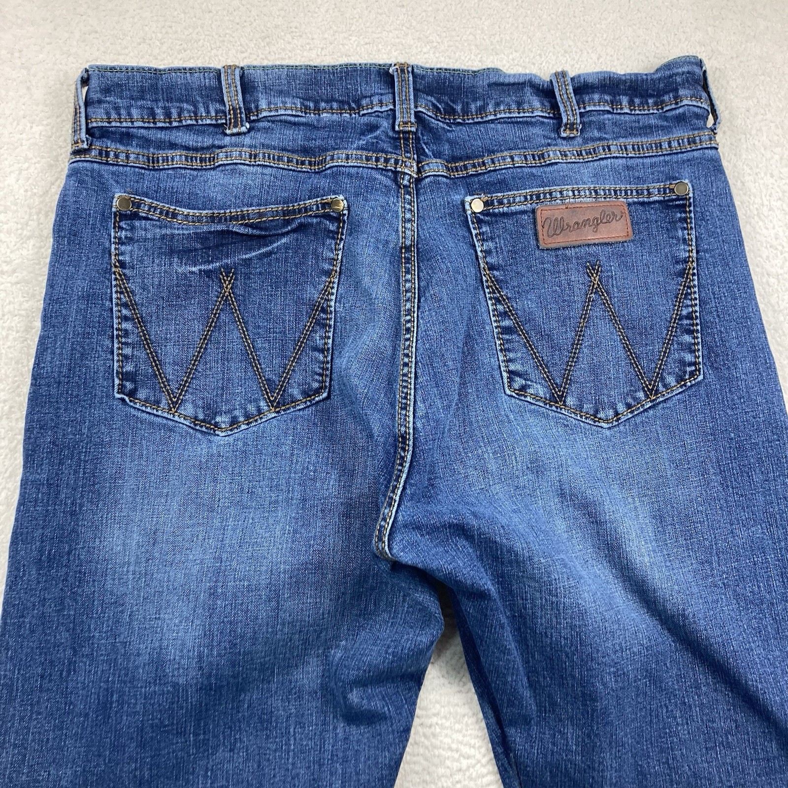 Wrangler Retro Jeans Men 38x34 Blue Slim Straight Stretch Denim 10WLT88BZ Wrangler Retro Jeans Men 38x34 Blue Slim Straight Stretch Denim 10WLT88BZ