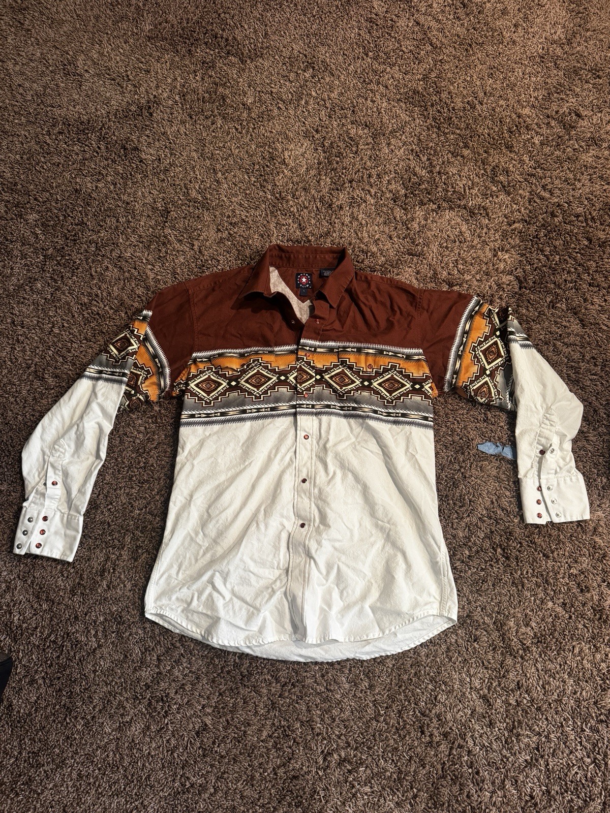 Panhandle Slim Vintage Pearl Snap Western Shirt Large Panhandle Slim Vintage Pearl Snap Western Shirt Large