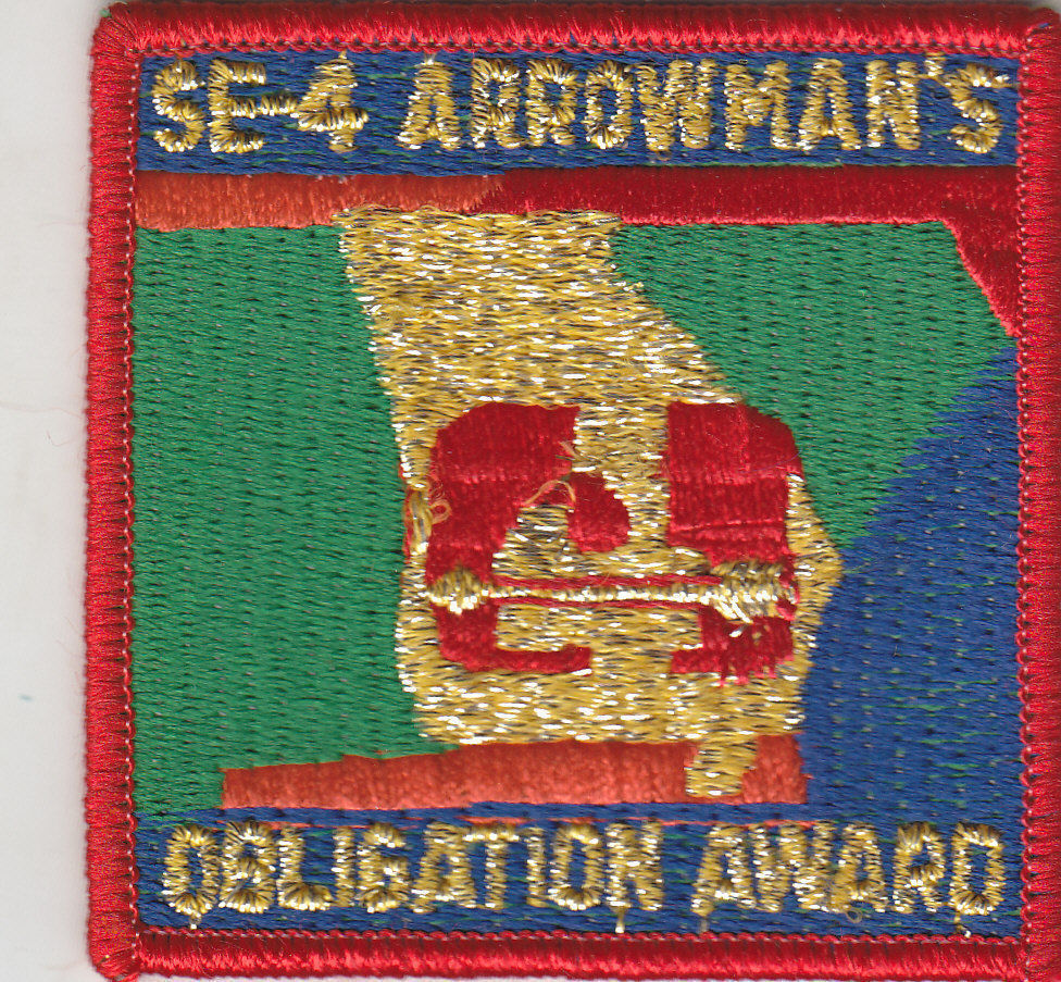 OA SE-4 ARROWMAN'S OBLIGATION AWARD CC5 OA SE-4 ARROWMAN'S OBLIGATION AWARD CC5