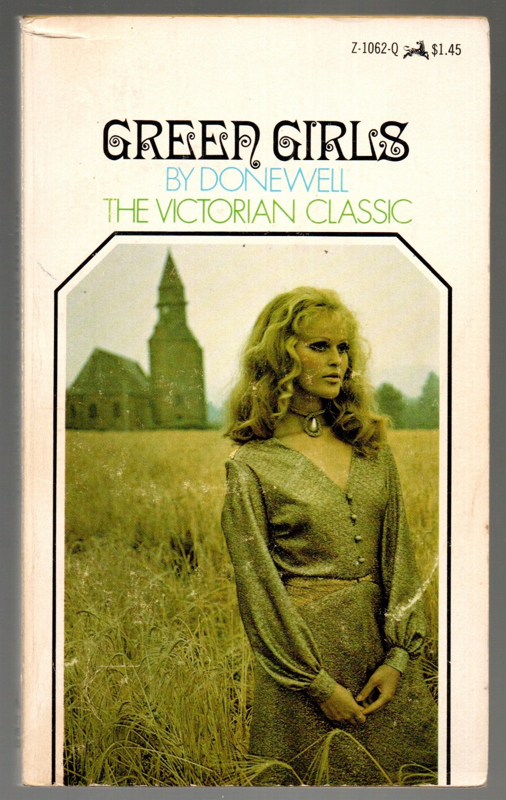 Green Girls 1971 Grove Press Vintage Sleaze Occult Paperback Donewell French