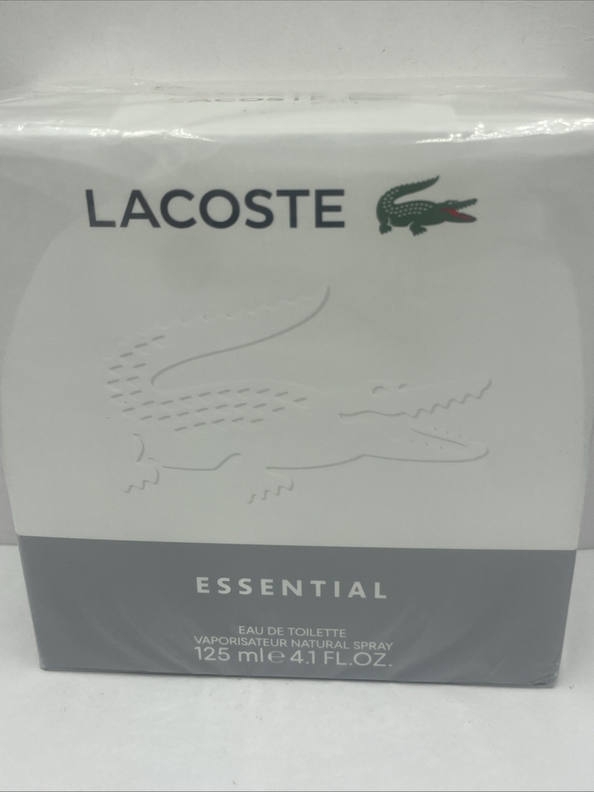 Lacoste Essential 4.2 oz/125 ml EDT spray Cologne for Men New In Box and SEALED Lacoste Essential 4.2 oz/125 ml EDT spray Cologne for Men New In Box and SEALED