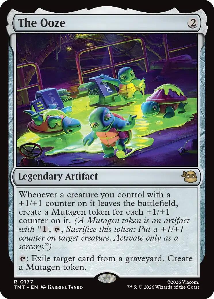 The Ooze 177 Rare MTG TMT NM