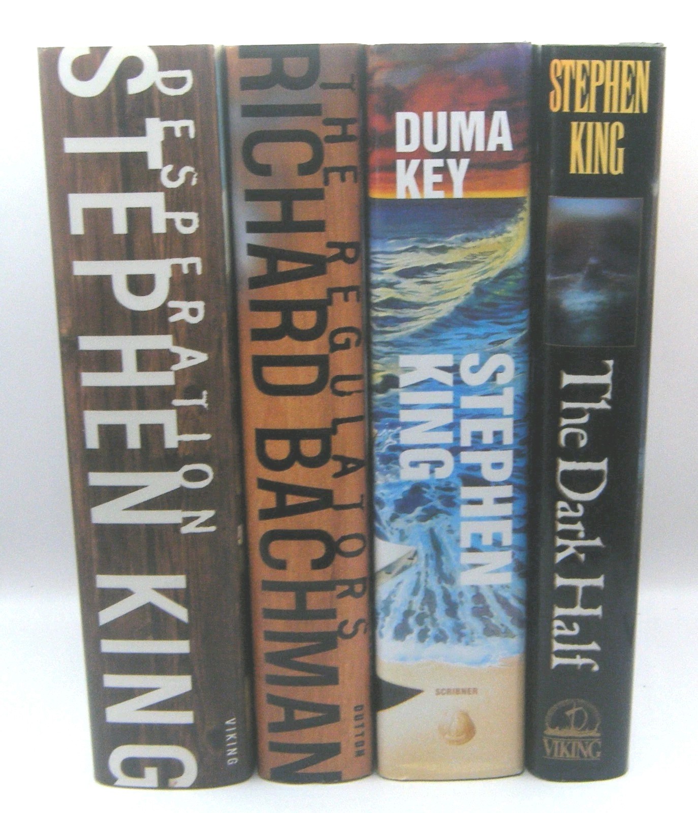 Stephen King Hardcover 1st Edition Book Lot Dark Half Regulators Desperation