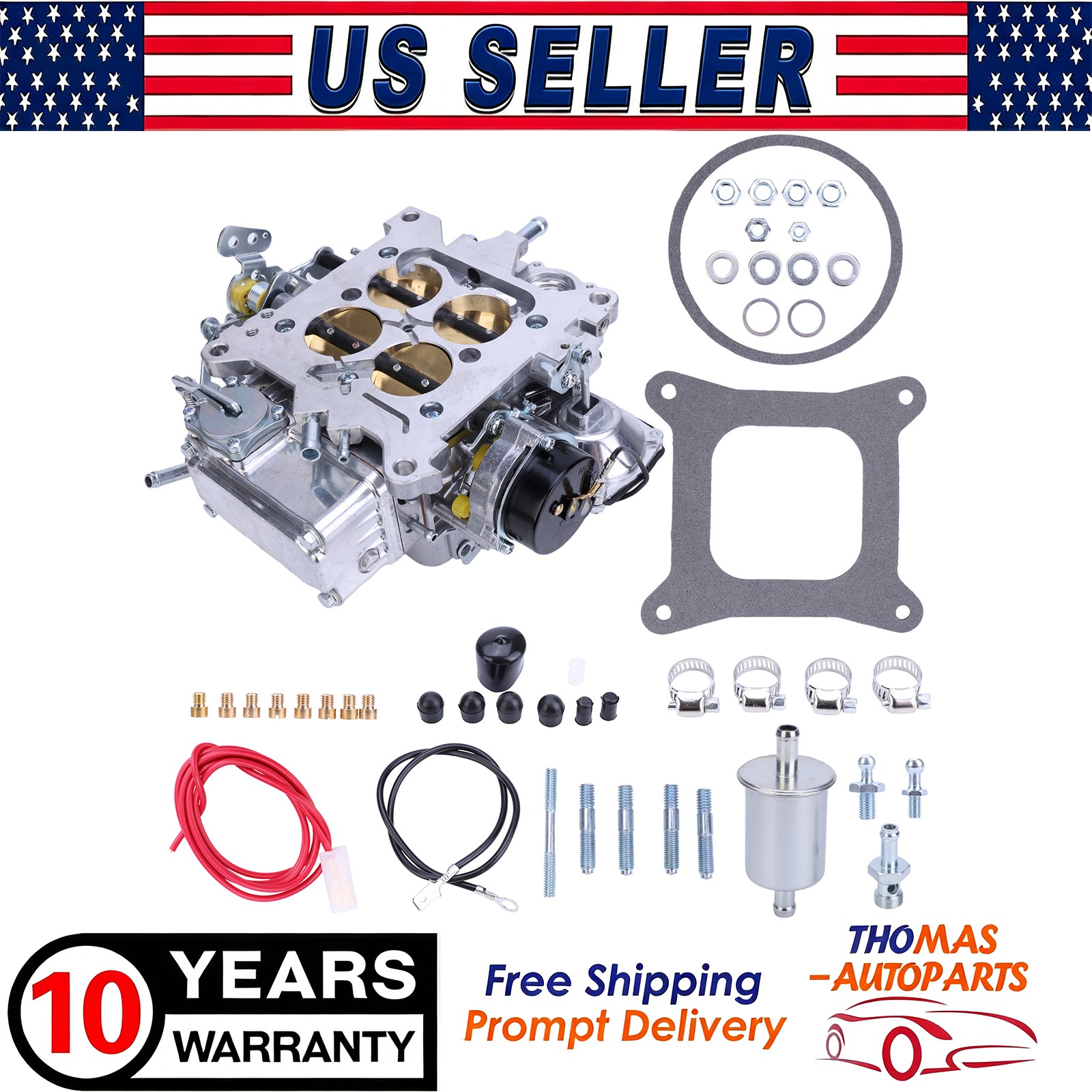 Carburetor Fast Fuel Injection Carburetor 600 CFM 4150 4 Barrel Electric Choke