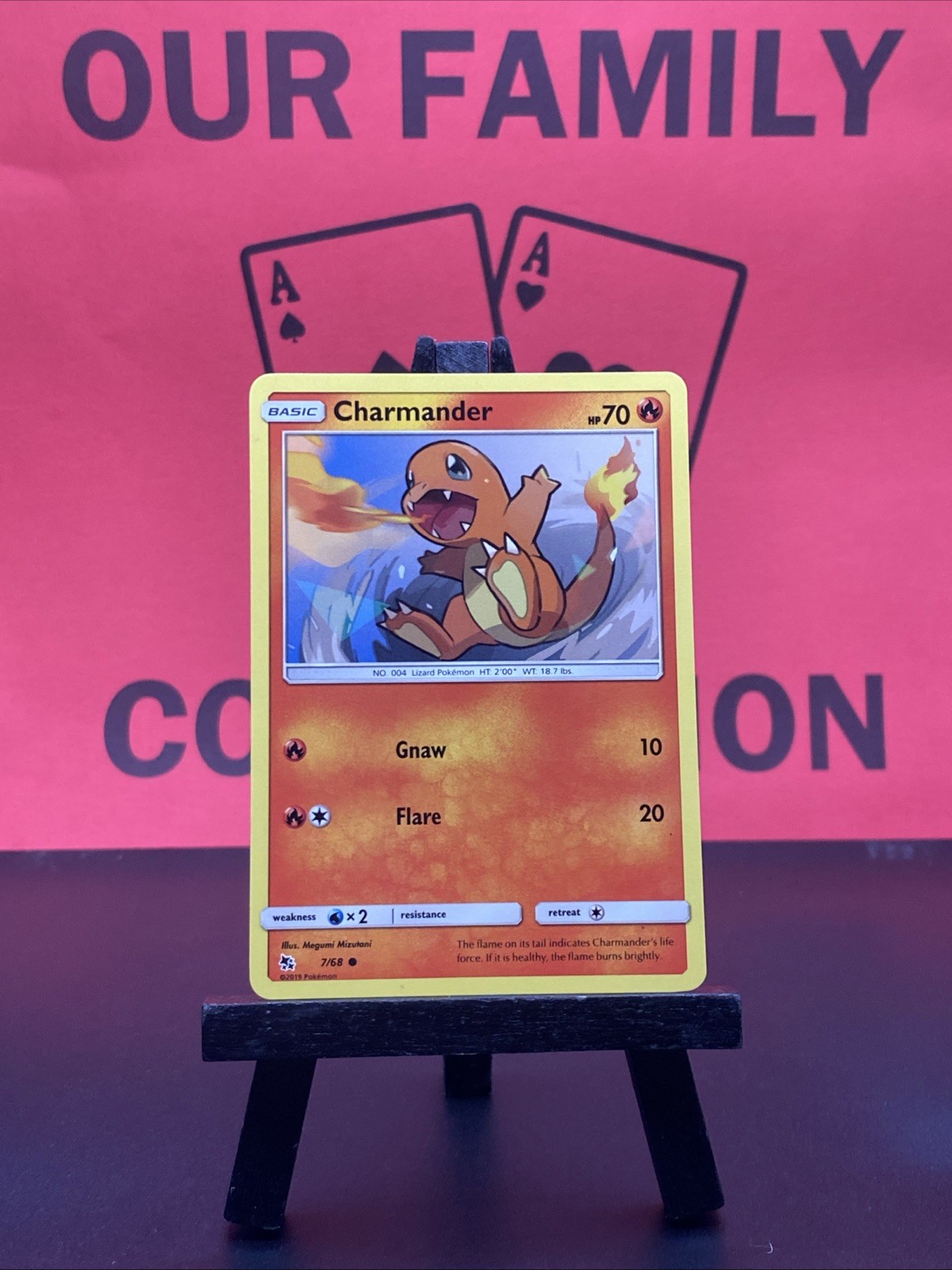 Charmander 7/68 Hidden Fates Pokemon TCG Regular Common 2019 NM