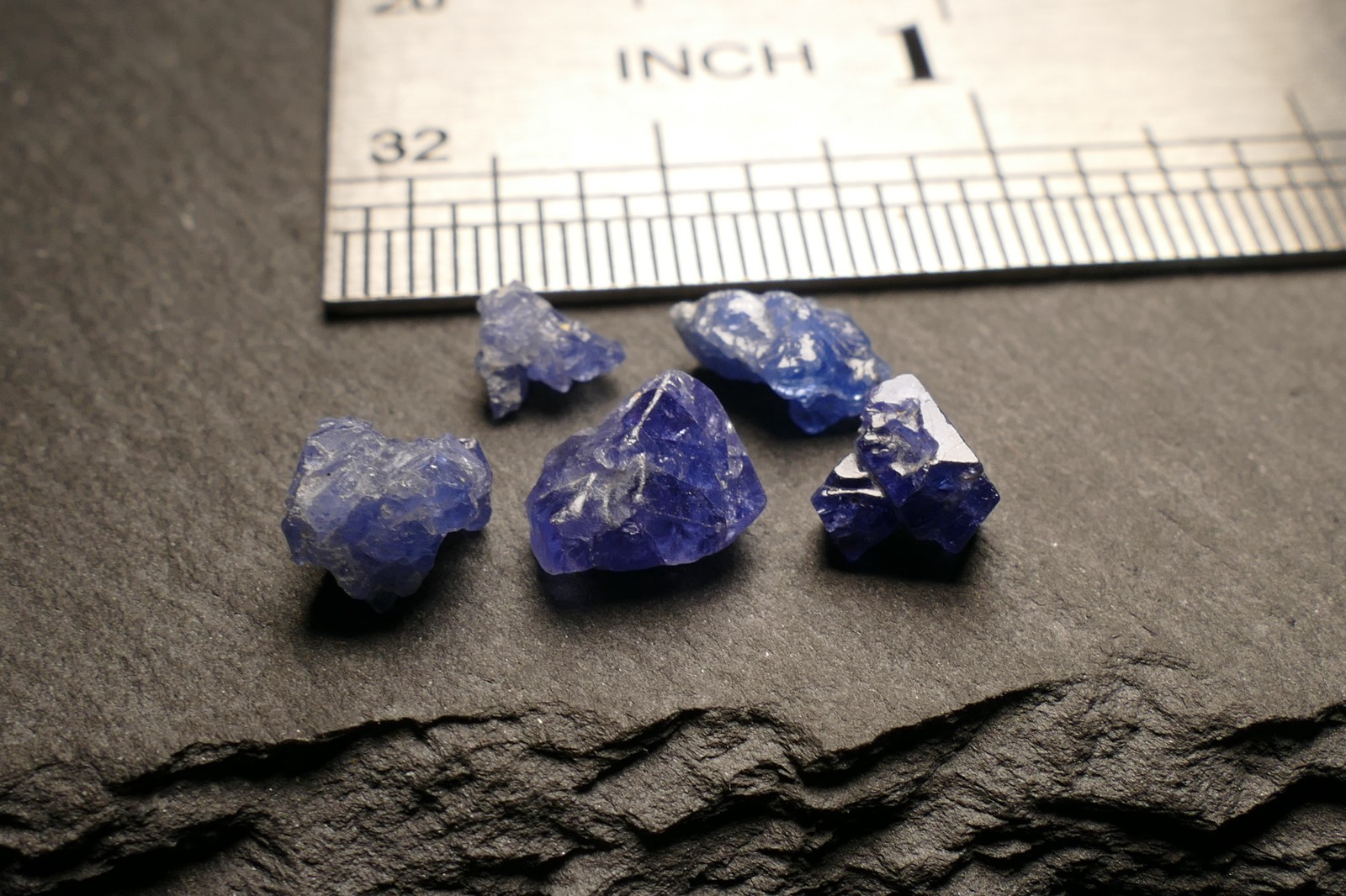 Cobalt Spinel Crystals 4.7 carats in total Cobalt Spinel Crystals 4.7 carats in total
