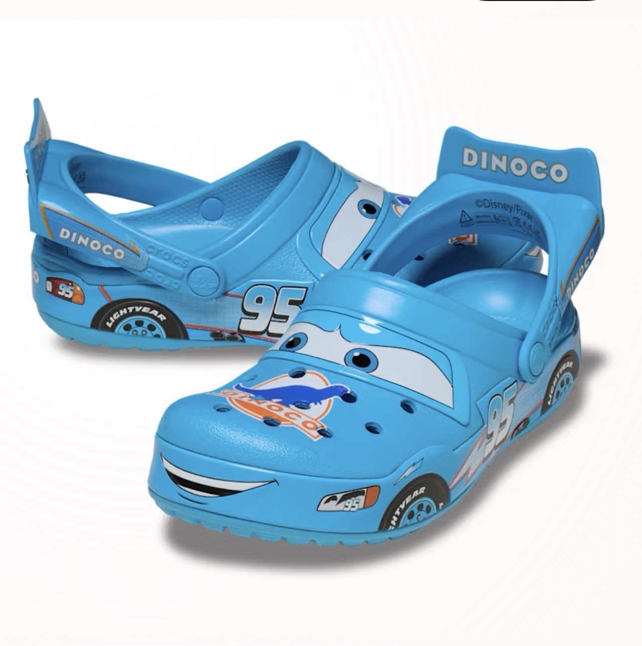 Dinoco McQueen Disney Pixar Crocs Brand New Size M7 W9 Adult Size Dinoco McQueen Disney Pixar Crocs Brand New Size M7 W9 Adult Size