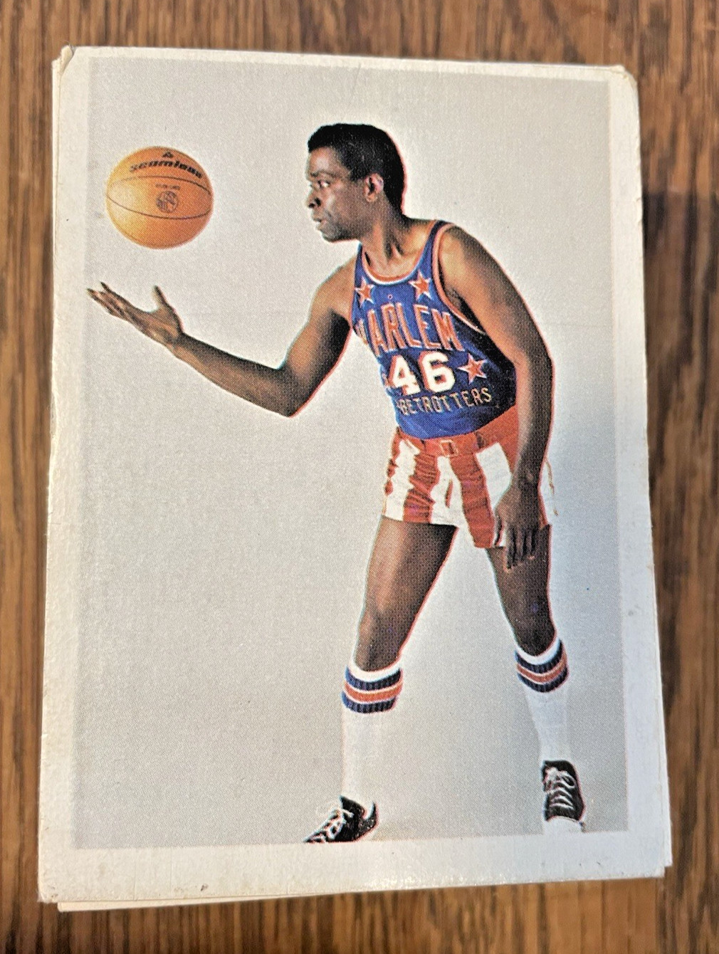 74 of 84 complete set Harlem Globetrotters Fleer 1971 and 1970 CBS iron on patch
