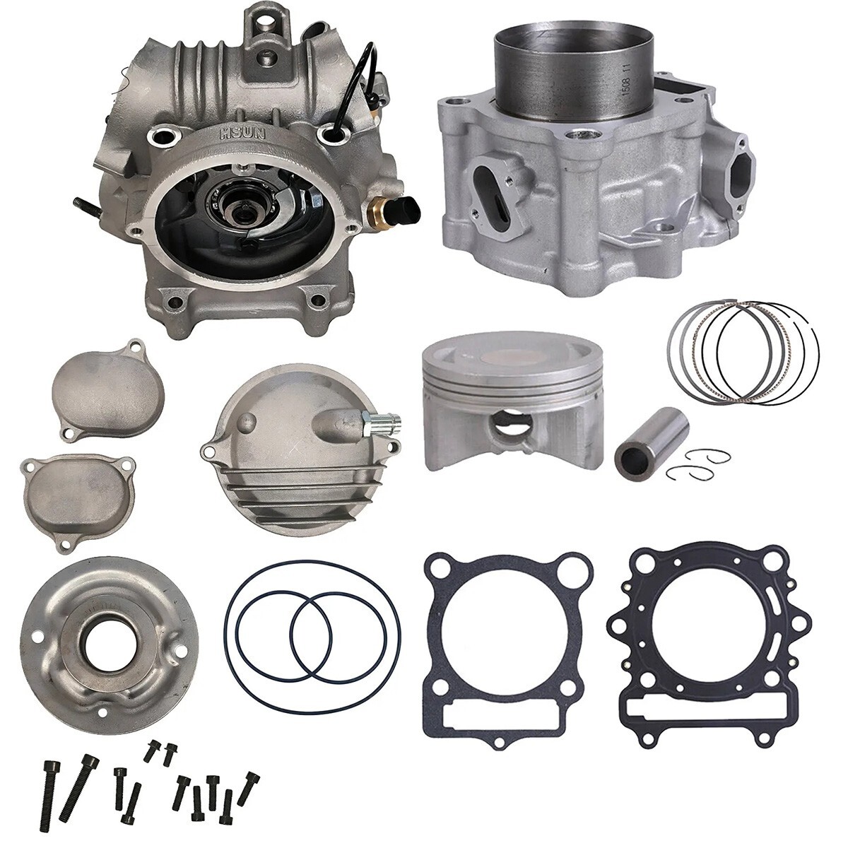 For Hisun 400CC ATV UTV Cylinder Head W/ Cylinder EFI Carb 1220A-003C-0000 US