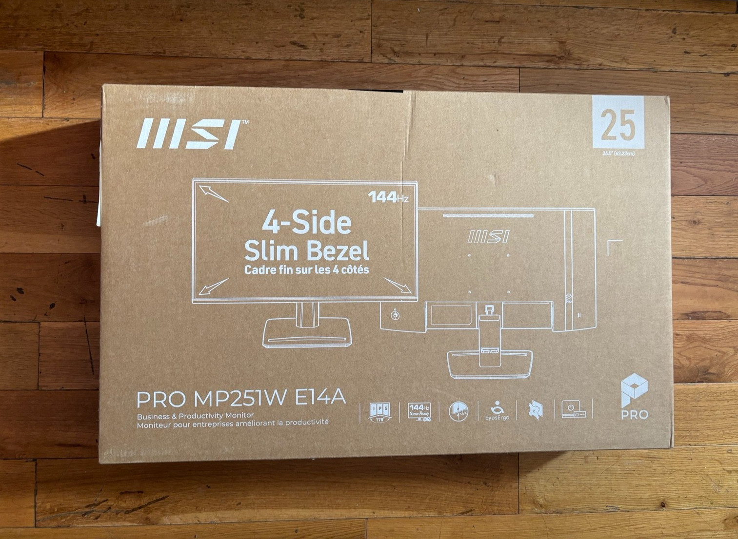 MSI PRO MP251W E14A 24.5\ MSI PRO MP251W E14A 24.5\