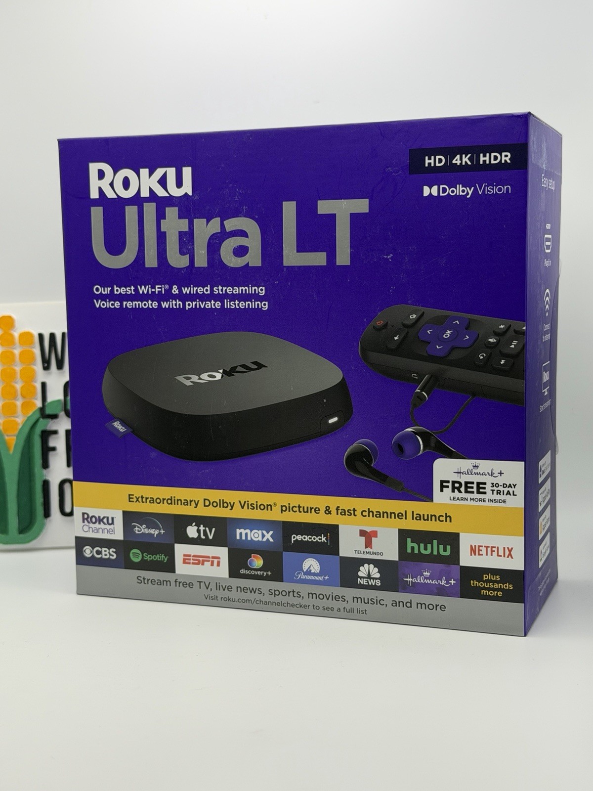 2024/2025-Roku Ultra LT Streaming Device 4K/HDR/Dolby Vision & Voice Remote New*