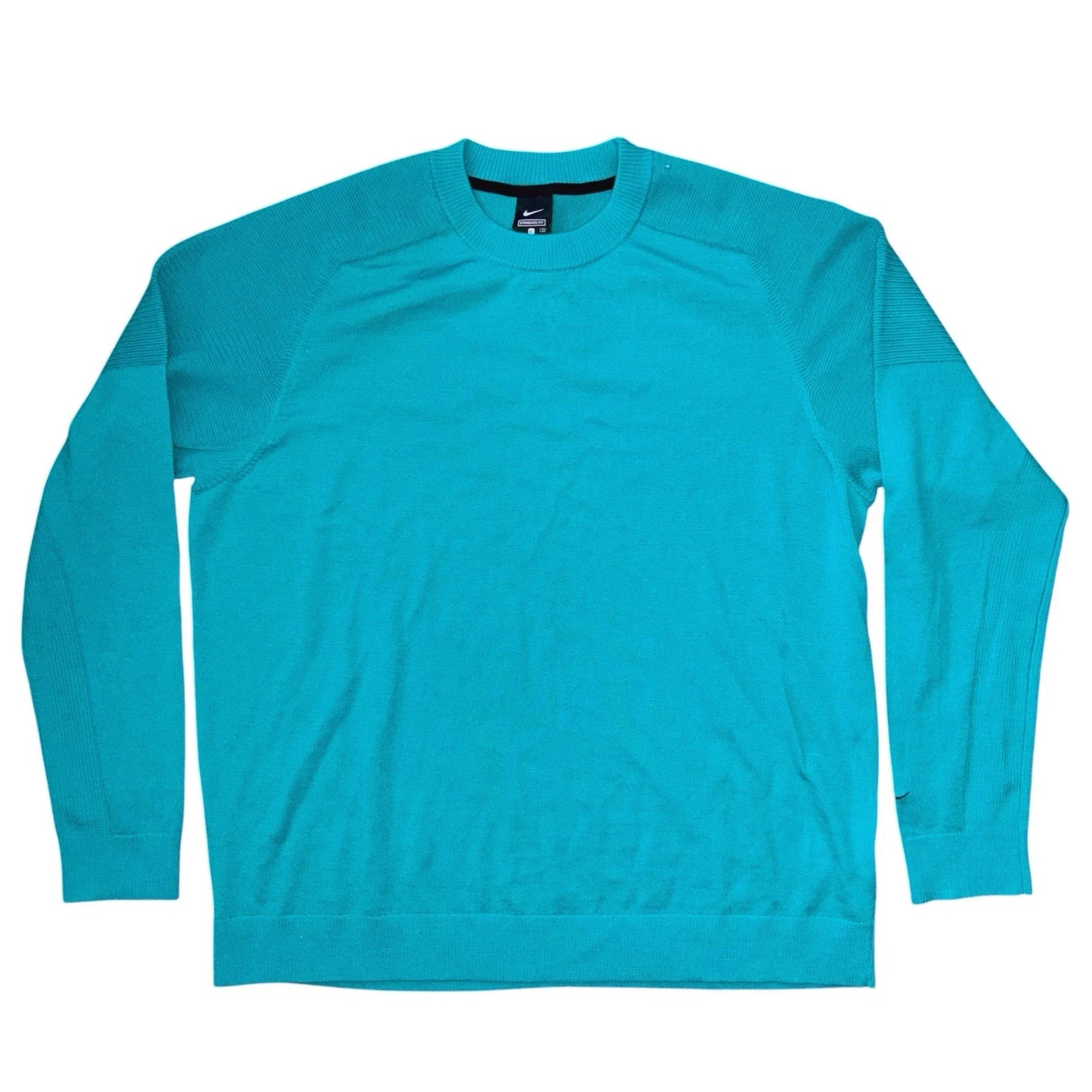 ***Nike Tiger Woods Lightweight Teal Blue Golf Sweater Size XL NWT CU9782-356*** ***Nike Tiger Woods Lightweight Teal Blue Golf Sweater Size XL NWT CU9782-356***