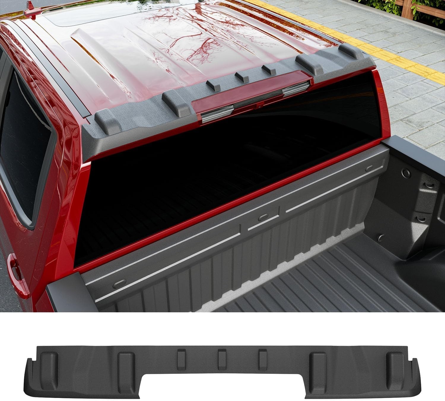 For 2019-2025 Chevy Silverado GMC Sierra 1500 Rear Roof Protector Truck Cab Roof For 2019-2025 Chevy Silverado GMC Sierra 1500 Rear Roof Protector Truck Cab Roof