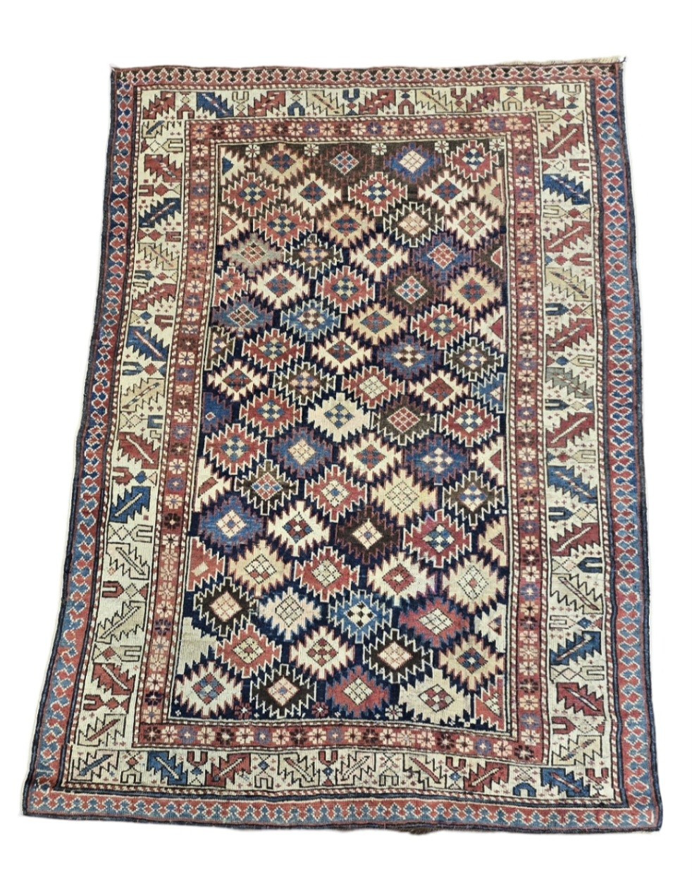1880 Antique Caucasian Shirvan Rug 3ft 9 1880 Antique Caucasian Shirvan Rug 3ft 9