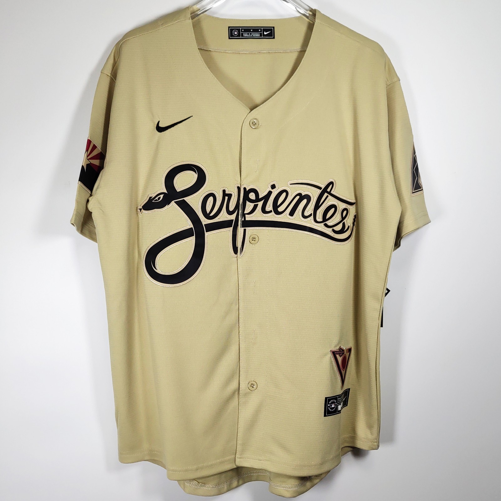 Arizona Diamondbacks, Blank, Stitched, Jersey, Sand, S/M/L/XL/2XL/3XL