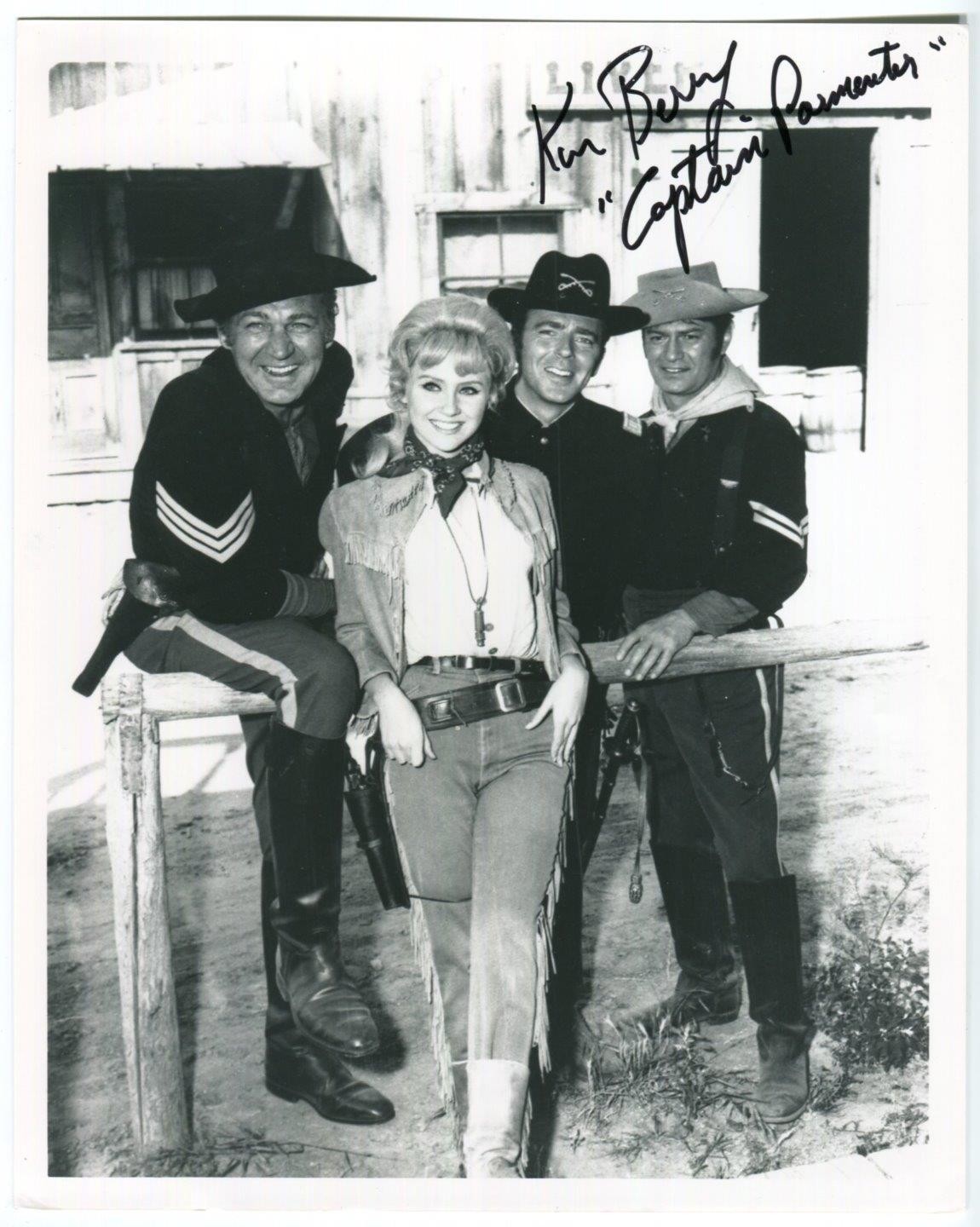 F TROOP - KEN BERRY SIGNED PHOTO #1 Authentic 1990\'s IN-PERSON AUTOGRAPH Western