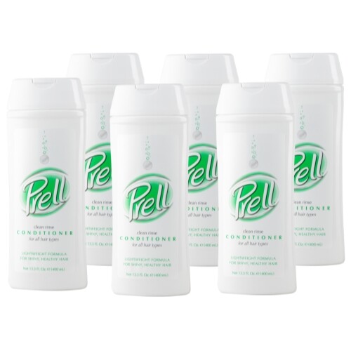 6 Pack PRELL Moisturizing Clean Rinse Conditioner, 13.5 oz each