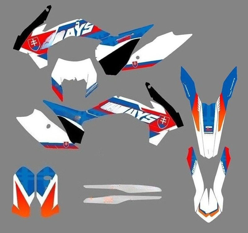 Motorcross Customized Decals for 2014-16 KTM 125 150 250-500 525 EXC XCW XCF-W