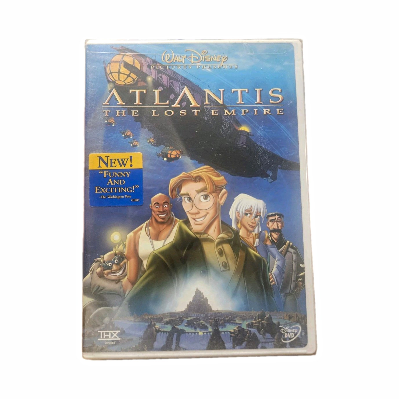 Disney Atlantis: The Lost Empire DVD 2001 Release, Sealed Rare