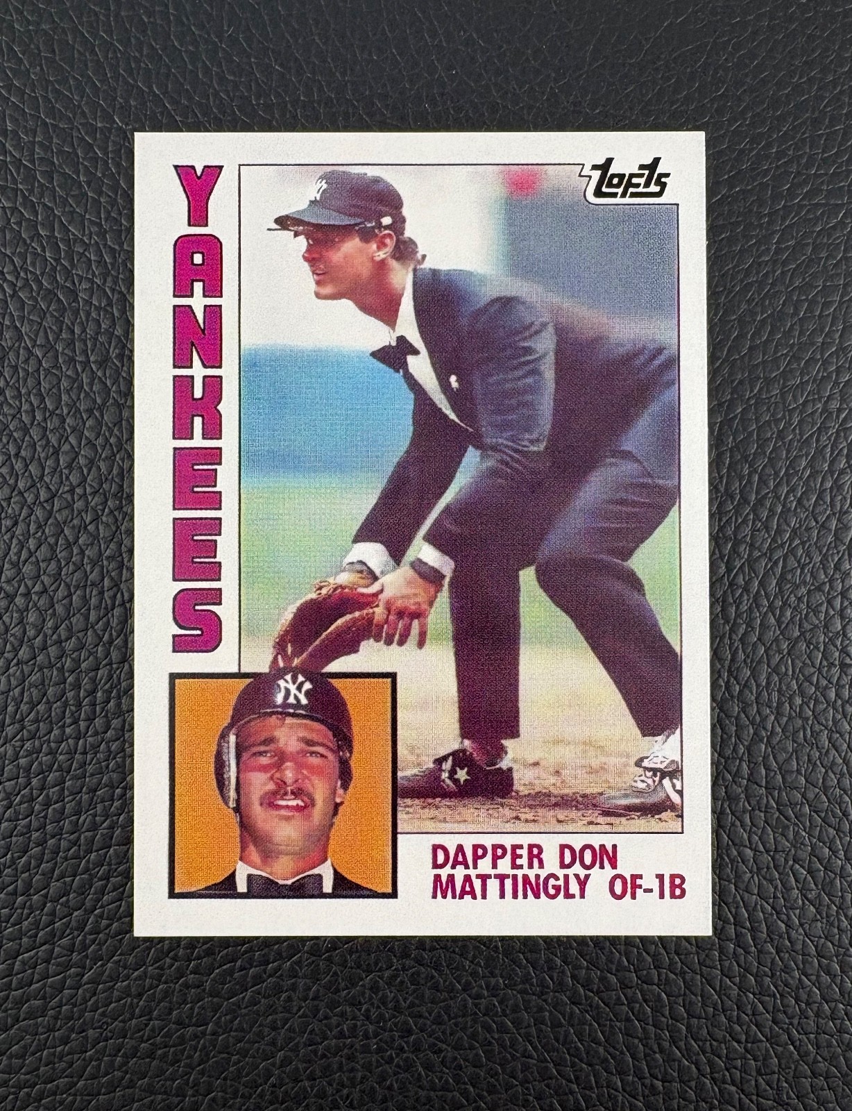 NEW Dapper Don Mattingly 1984 Rookie Art Card baseball card artwork  Card Stock