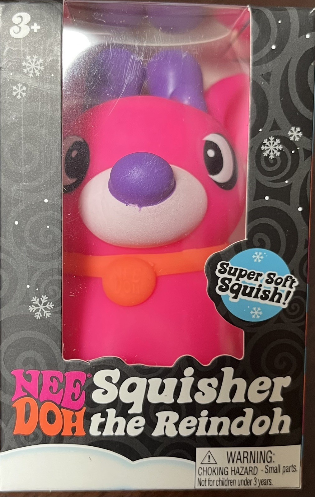 Schylling *PINK* NeeDoh Squisher the Reindoh Unreleased Rare Squishy Schylling *PINK* NeeDoh Squisher the Reindoh Unreleased Rare Squishy