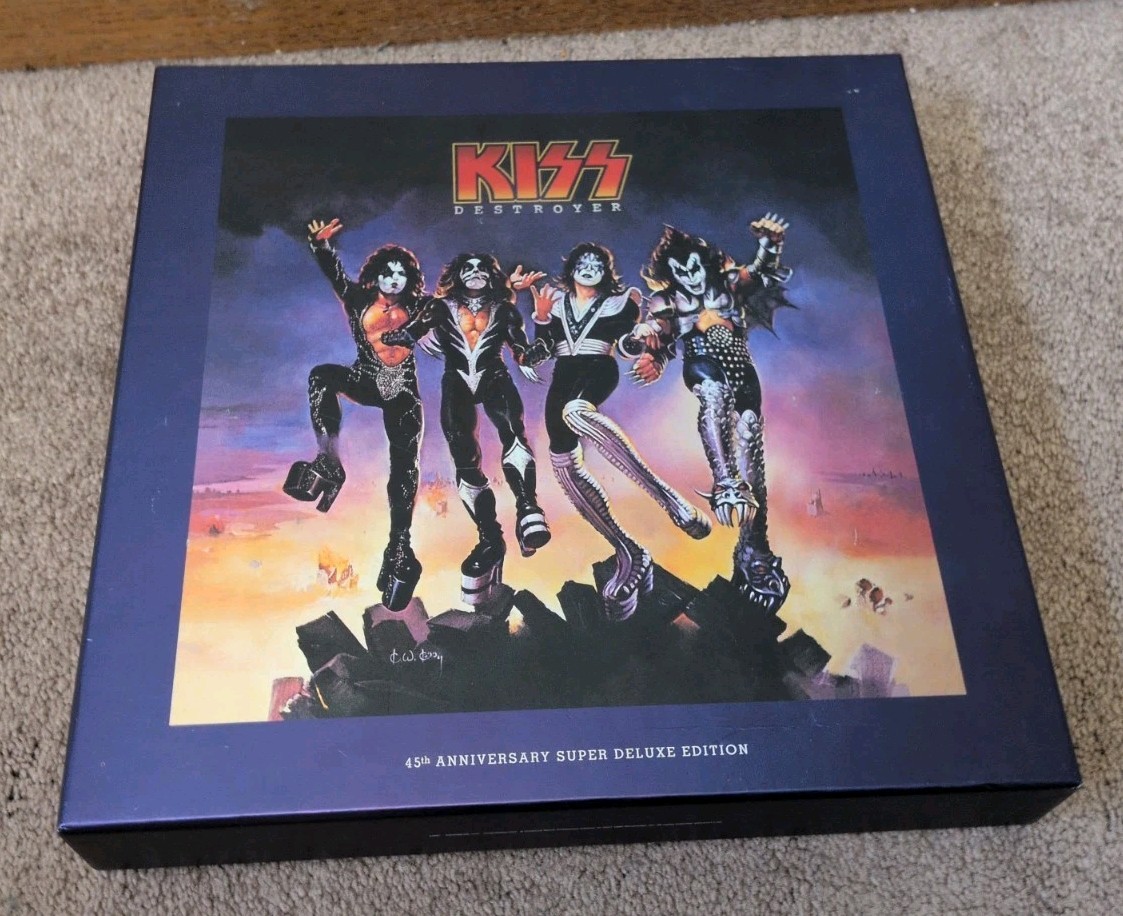 KISS Destroyer 45th Anniversary Super Deluxe Edition Box Set 4 CD 1 Blu-Ray KISS Destroyer 45th Anniversary Super Deluxe Edition Box Set 4 CD 1 Blu-Ray